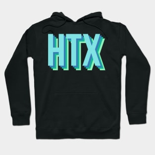HTX in blue Hoodie